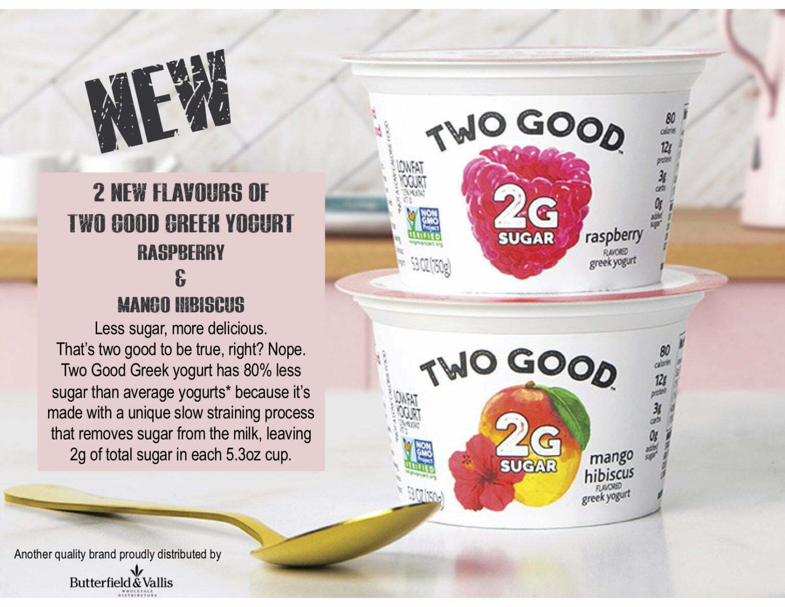 New flavours of Too Good Yogurt copy - Butterfield & Vallis